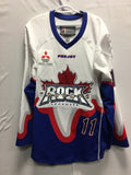 2016 Game Worn White Jersey - Brett Hickey