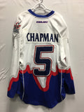 2016 Game Worn White Jersey - Sandy Chapman